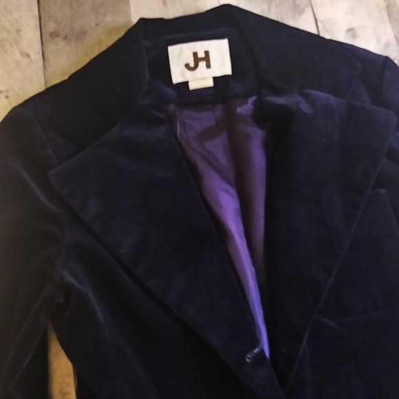 VTG Velour Blazer - JH Collections - Picture 2 of 4